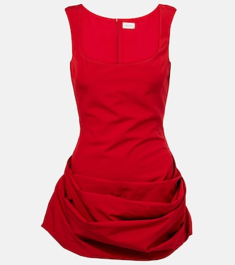 Draped poplin minidress | Magda Butrym