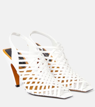 Stella Spur faux leather slingback pumps | Stella McCartney
