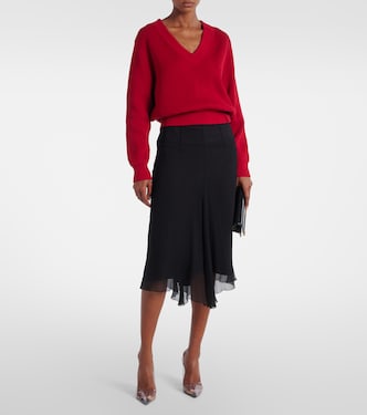 Pullover in jersey di misto cotone e seta | Victoria Beckham
