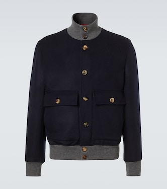 Wool varsity jacket  | Brunello Cucinelli