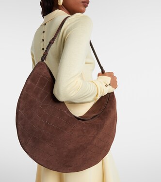 Le Calisso Medium suede shoulder bag | Jacquemus
