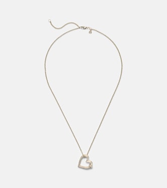 Lovebirds 14kt gold necklace with diamonds | Sydney Evan