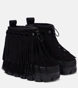 Vergara fringed suede snow boots | Goldbergh