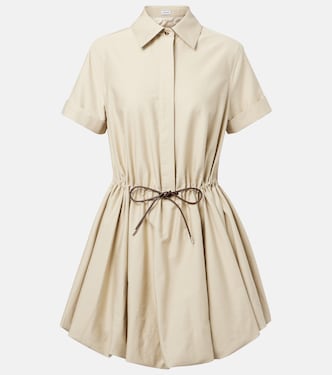 Cotton and silk shirt dress | Loewe
