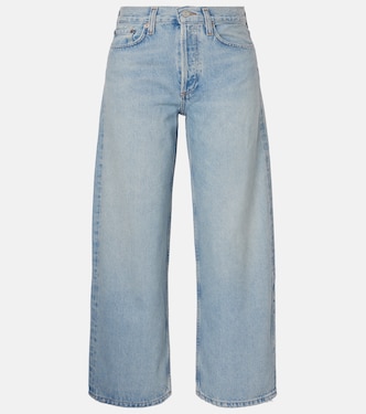 Arc cropped mid-rise wide-leg jeans | Agolde