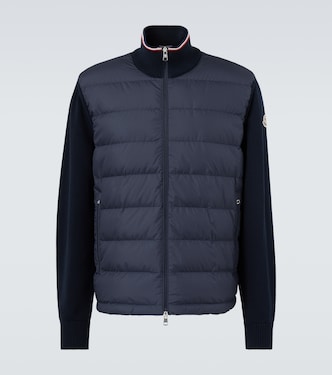 Daunenjacke mit Strick | Moncler