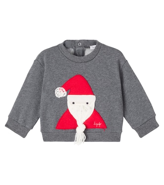Baby embroidered cotton sweatshirt | Il Gufo