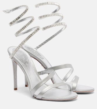 Sandales Cleo Spark 105 en cuir métallisé  | Rene Caovilla