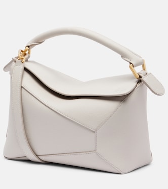 Puzzle Edge Small leather tote bag | Loewe