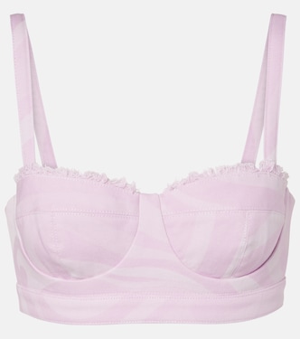 Bralette Marmo aus Denim | Pucci