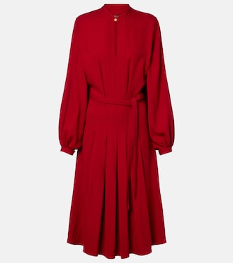 Robe midi Haileen en crêpe cady de soie et laine | Loro Piana