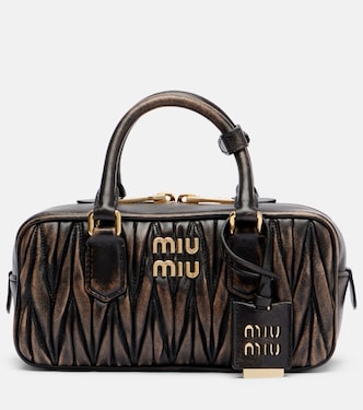 Arcadie matelassé leather tote bag | Miu Miu