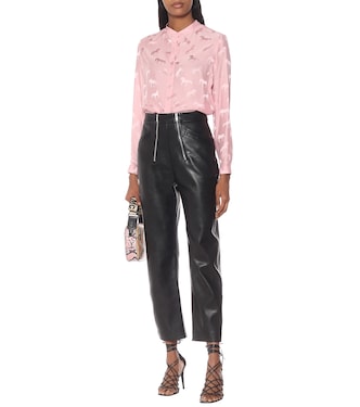 Hose aus Lederimitat | Stella McCartney