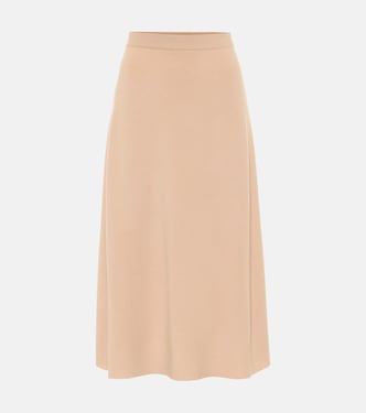 Piuma cashmere midi skirt | Loro Piana