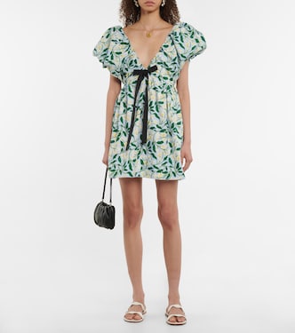 Minikleid Horizonte dos Gardenias Celeste | Agua by Agua Bendita