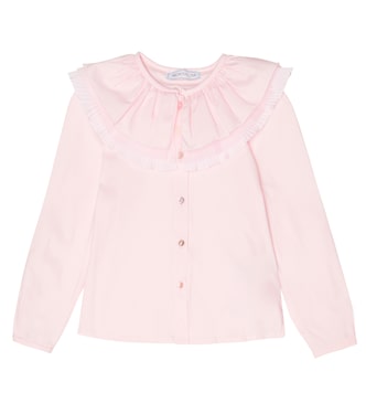Chemise en coton mélangé | Monnalisa