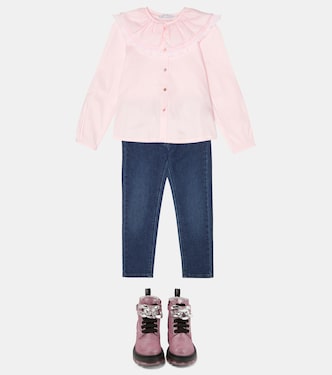 Camisa en mezcla de algodón | Monnalisa