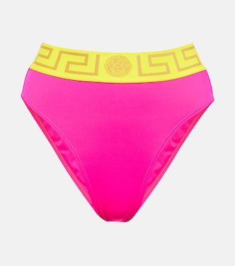 Bragas de bikini Greca de tiro alto | Versace
