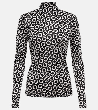 Top de cuello alto estampado | Tory Burch