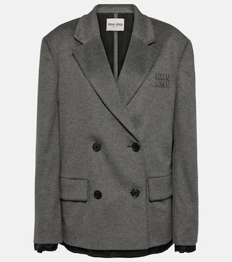 Blazer aus Wolle und Kaschmir | Miu Miu