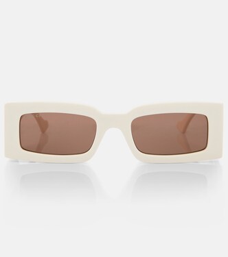 Occhiali da sole rettangolari Double G | Gucci