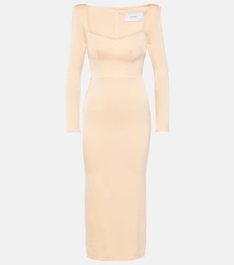 Satin midi dress | Alex Perry