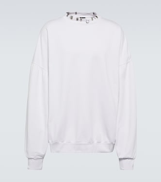 Sudadera Pierced Round de forro polar | Balenciaga