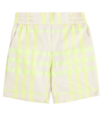 Baby Shorts Burberry Check aus einem Baumwollgemisch | Burberry Kids