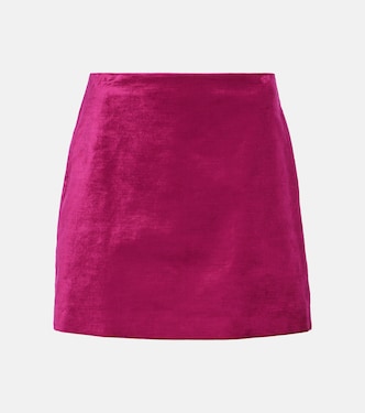 Ohemia velvet miniskirt | Veronica Beard
