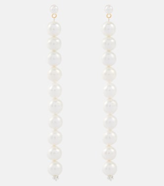 Pearl drop earrings | Magda Butrym