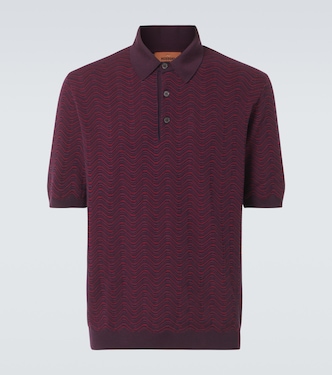 Polo Zigzag en laine mélangée | Missoni