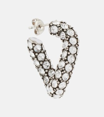 Orecchini a cerchio con cristalli | Isabel Marant