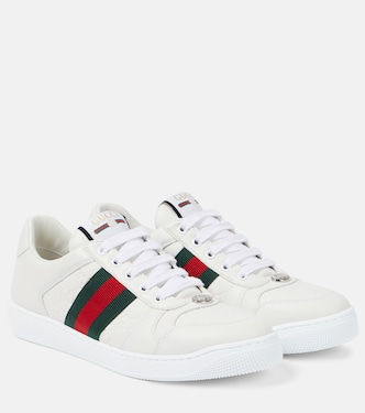 Screener leather sneakers | Gucci