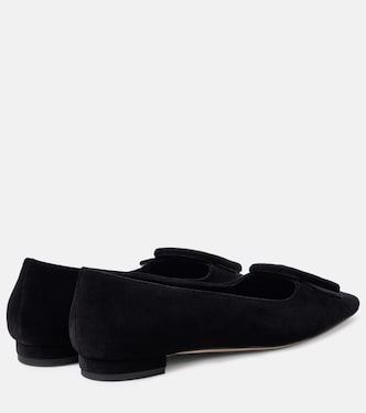 Ballerine Maysaleflat in velluto | Manolo Blahnik