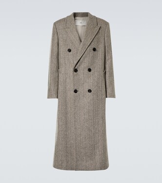 Double-breasted virgin wool coat | Ami Paris