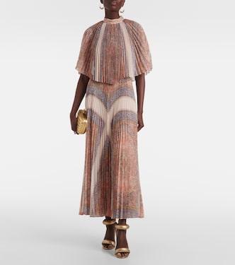 Abito midi Illustration Sunray con stampa | Zimmermann