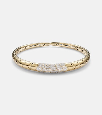 Choker Onda en or 18 ct et diamants | Marina B