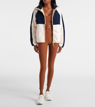 Harlow colorblocked fleece jacket | The Upside