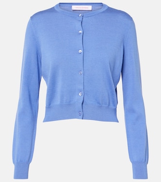 Cropped silk and cotton cardigan | Carolina Herrera