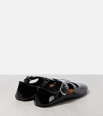 Ballerine Criss Cross in vernice | Alaïa