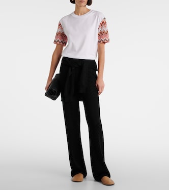 Camiseta de algodón bordada | Missoni
