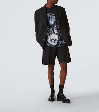 Camiseta en jersey de algodón estampado | Acne Studios