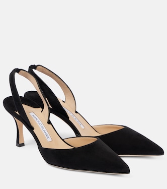 Pumps Carolyne 70 in suede | Manolo Blahnik