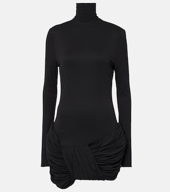 Ruched silk-blend minidress | Magda Butrym