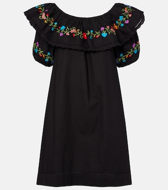 Saige embroidered cotton minidress | Rixo