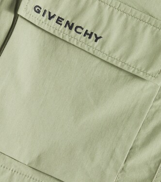 Bermuda in popeline di misto cotone | Givenchy Kids