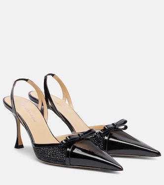 Slingback-Pumps Triangle 85 aus Leder | Mach & Mach