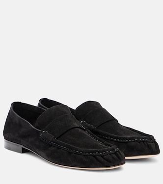 Suede slip-on shoes | The Row