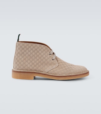 GG suede desert boots | Gucci