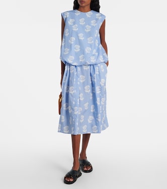 Top de algodón floral | Marni